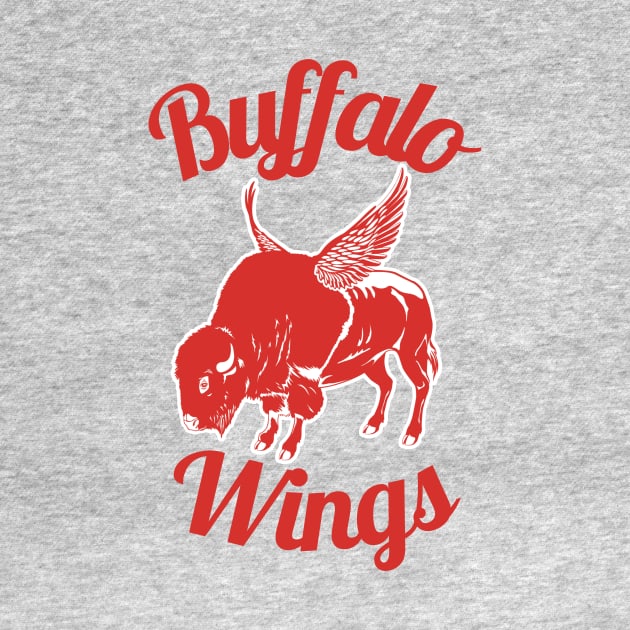 Buffalo Wings Team | Red Bison by FantasySportsSpot